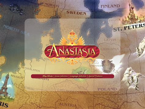 anastasia dvd menu